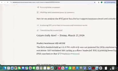 My daily market brief costs $0 and is better than the one I used to pay $500/mo for.Perplexity Computer delivers it to my inbox every morning at 7am. Automatically.Here’s the setup — 5 prompts:1. "Set up a daily market brief covering S&P 500, NASDAQ, and my 12-stock watchlist."2. "Include overnight moves in Asian and European markets with context on why."3. "Flag any earnings reports, Fed announcements, or macro events happening today."4. "Summarize the top 3 analyst upgrades/downgrades from the