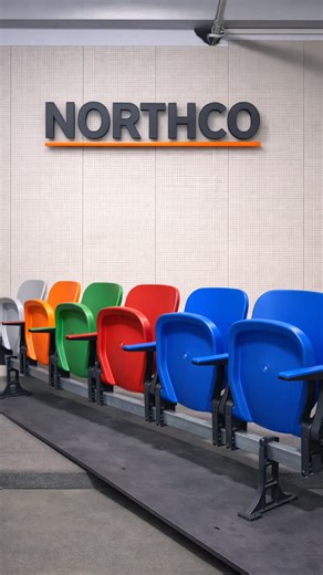 🏟️ NORTHCO Foldable Stadium Seating Smart seating for modern stadiums. ✔️ Foldable design for maximum space efficiency ✔️ Strong, durable & built for heavy use ✔️ Clean, modern look for professional venues ✔️ Ideal for stadiums, sports halls & multi-purpose arenas NORTHCO Engineering smart solutions for sports infrastructure | Northco Sport Trading FZ
