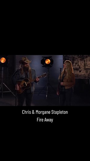 Chris & Morgane Stapleton Sing 'Fire Away' Live | Soulful Country Music Performance