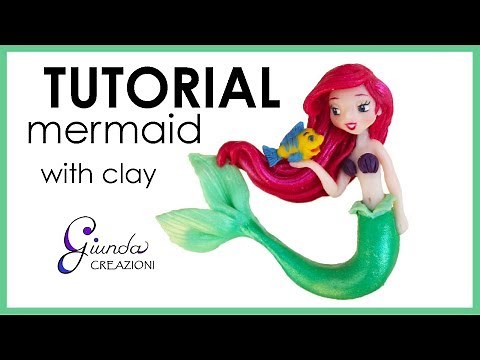 [ENG] DIY Ariel in polymer clay - Tutorial Little Mermaid with fimo