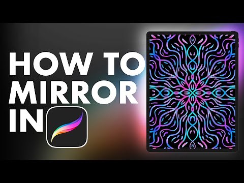 How to MIRROR using the Symmetry tool in Procreate