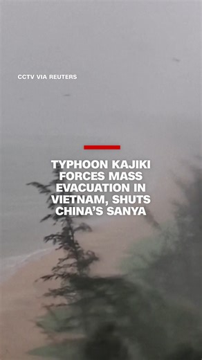 99K views · 930 reactions | Vietnam announced plans to evacuate more than half a million people and ordered boats to stay ashore, while the southern Chinese city of Sanya closed businesses and public transport on Sunday as both braced for an intensifying Typhoon Kajiki. https://cnn.it/3Jxi2sX | CNN | Facebook