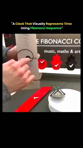 The Curious Core on Instagram: "This video showcases a unique clock design that replaces traditional hands with a Fibonacci spiral. As the pointer moves along the spiral, it aligns with numbered markers to indicate the passage of time, transforming mathematical growth into a visual experience. By merging math, art, and function, the clock offers a fresh perspective on how time can be measured and perceived, reminding us that patterns found in nature can reshape everyday objects."