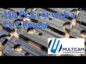 Using the MultiCam Apex3R CNC Router - Cutting UHMW-PE Parts
