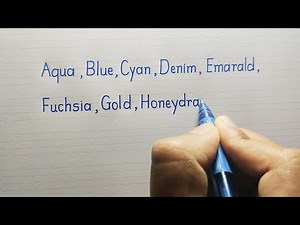 Simple English Handwriting practice | Writing Words from A-Z | Alphabets