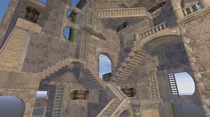 Relativity 3D - Escher - Download Free 3D model by EldersCrawler (@multidesign)