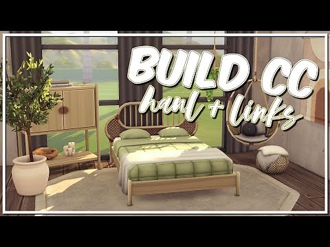 The Sims 4 | STOP MOTION CC HAUL 🌼 | Maxis Match Build CC + Links