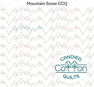 Mountain Snow - Digital Longarm Quilting Design for Edge to Edge Pantograph - Etsy Canada