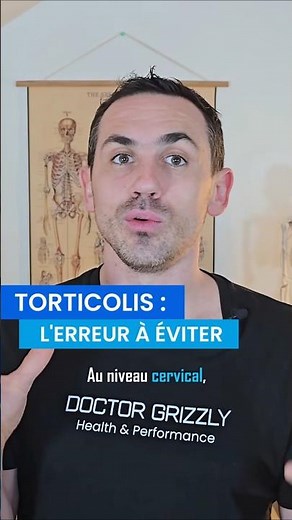 Stiff neck: the mistake to avoid!
