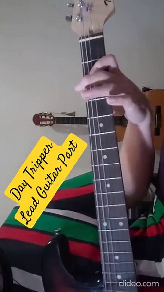 Day Tripper Lead Guitar Part #beatles #leadguitar #daytripper #thebeatles #guitar #cover #shorts