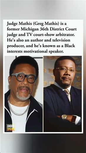 From arrested at 17 to Michigan's youngest judge ever. Meet Judge Mathis. ⚖️