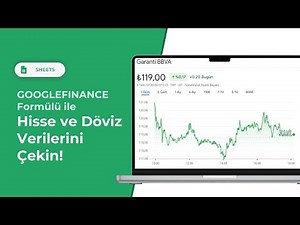 GoogleFinance Formül ile Hisse ve Döviz Kuru Bilgilerini Otomatik Olarak Elde Edin! | EXCEL 751