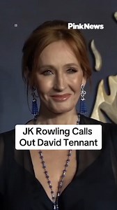 4.4K views · 62 reactions | J.K. Rowling called David Tennant part of the ‘gender taliban’ following his acceptance speech at the British LGBTQ+ awards and criticism of equalities minister Kemi Badenoch. | PinkNews | Facebook