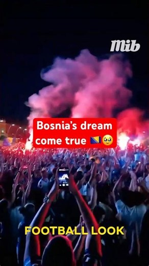 BOSNIA ARE LIVING OUR THEIR WILDEST DREAMS 🇧🇦❤️