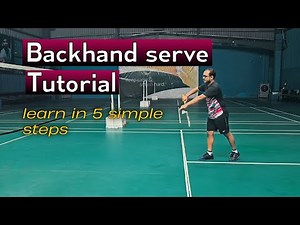 Master the Backhand Serve in Badminton - 5 Simple Steps!🏸