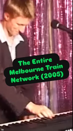 Twenty years ago I memorised the entire Melbourne train network, then watched in horror as they kept adding stations and eventually stopped performing it. But to mark the opening of the Melbourne Metro today, I hereby release this archival footage and challenge anyone to get through the full 3 minutes | Sammy J