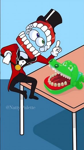 When you play crocodile dentist!🐊(Animation Meme) #crocodileteeth #tadc #animation #meme
