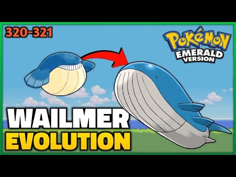 Pokemon Emerald - How To Evolve Wailmer into Wailord | Hoenn Pokedex