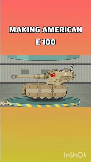 MAKING NEW AMERICAN E 100 #homeanimations #tankcartoon #tankcartoonanimator #e100