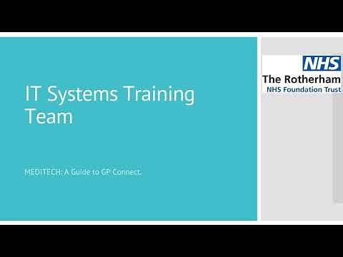 A Guide to GP Connect MEDITECH