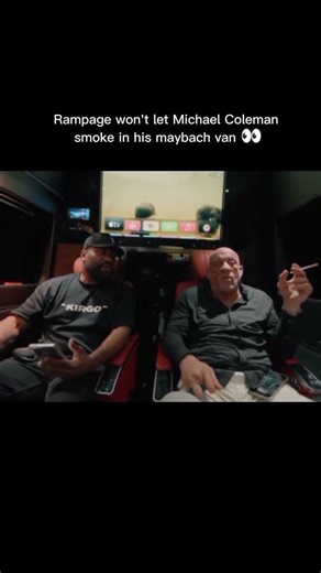 Rampage Jackson stopped Mark Coleman from smoking