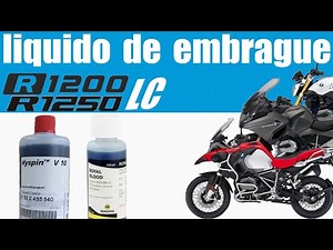 Cambio del liquido de embrague BMW R 1200 / 1250 LC GS RT RS R