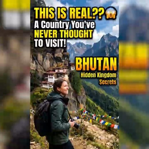🇧🇹 Hidden in the Himalayas: The Mysterious Country Tourists Can't Stop Talking About! 🏔️🤯