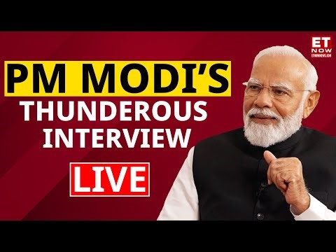 PM Modi Interview LIVE | PM Modi's Thunderous Interview Ahead Of Lok Sabha Elections | ET Now LIVE