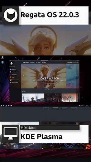 Regata OS 22.0.3 Quick overview #linux #kdeneon