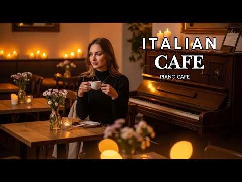 Peaceful Piano Italian Cafe Music for Meditation & Stress Relief