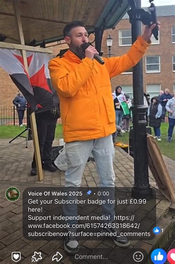 Dan Morgan of Voice of Wales telling people of Wrexham lies about the city of sanctuary, such a clown, there’s a lot more decent people than Dan Morgan the fraudster around thankfully. | Reform Watch Cymru