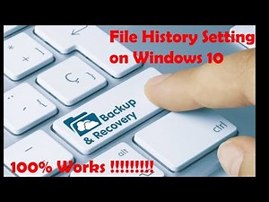 Tutorial Back up Data dengan File History di Windows 10