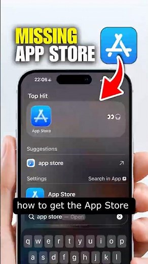 How To Get App Store On iPhone If Missing