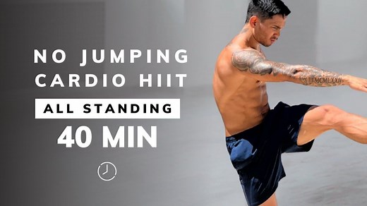 40 分钟全身有氧 HIIT 训练 - 提高心率、燃烧脂肪，全身塑形 | 无需器械，无需重复，全程站立，低冲击_哔哩哔哩_bilibili