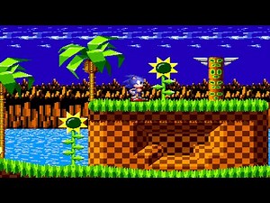 FULLSCREEN AMIGA 500 ECS 32 COLORS SONIC THE HEDGEHOG Sonic Tech Demo 2MBFAST SCORPION RetroRic Pres