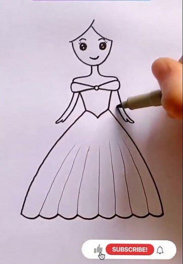 Princess Drawing | How to Draw a Princess | Drawing for Kids