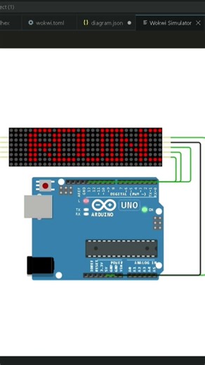 Бегущая строка на Arduino с разными анимациями #arduino #электроника
