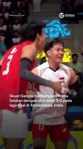 Kalahkan Telak Korea Selatan 3-0. Timnas Voli Putra Indonesia Juara AVC Volleyball Cup 2026!
