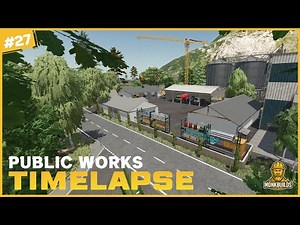 FS25: How I Built My Construction Base 🏗️ | Public Works Setup in Farming Simulator 2025