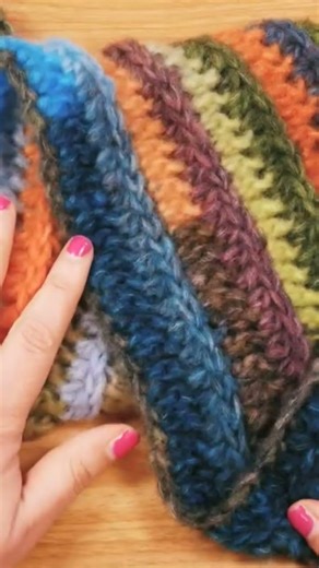 Crochet | Fluffy scarf with leftover yarn | Fluffy yarn from Lana Grossa