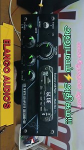 ELANGO audio's power amplifier assamble B14 passenger bus bhavani to velliTirupur 🔊📈⚡