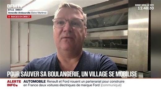 "Ça m'a vraiment touché": un village se mobilise pour sauver sa boulangerie