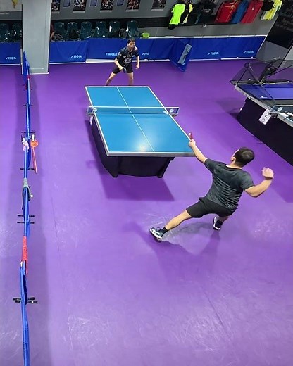 Maxim vs Lee — The Luckiest Net Ball of the Match! 🏓