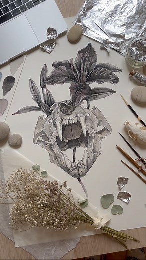 27K views · 148 reactions | Sharing the final drawing process of an...