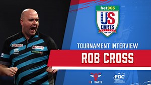 We take a moment to chat with Rob Cross after his first-round win over Jason Brandon at the US Darts Masters. Have a listen as Rob talks about darts at MSG and more. Want to watch more darts content? LIKE and FOLLOW us on Facebook or Subscribe to our YouTube page. Want to play like Rob? View his entire line of products here ➡ https://go.a-zdarts.com/R_Cross #USAdarts #RobCross #USDartsMasters | USA Darts