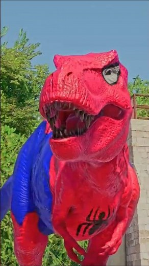 Spider Man T-Rex Vs Godzilla | Jurassic World Evolution 2
