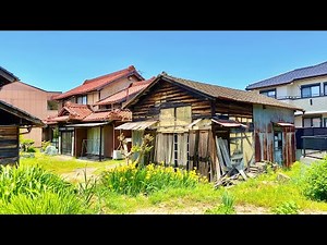 4K Japan Walk - Japanese Abandoned Houses | Countryside Village | Neighborhood Walking Tour