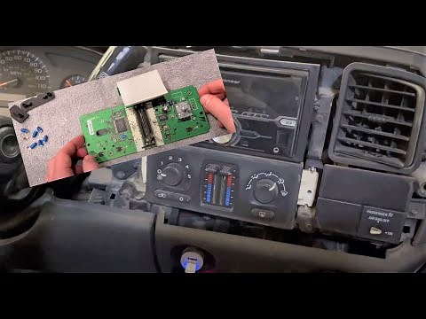 Chevy Silverado Climate Control Module - LED swap