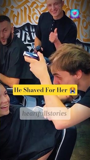 Little Girl Cries During Haircut – What the Barber Did Next Made Everyone Emotional #viral #shorts