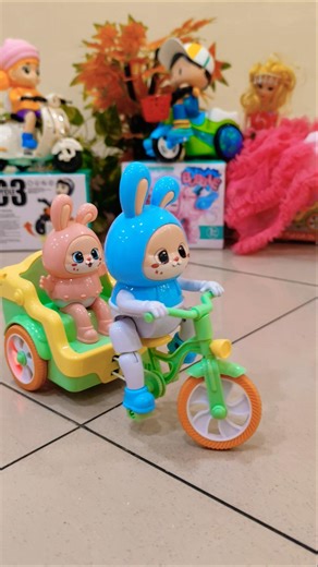 Kelinci labu labu naik sepeda 🐰💕